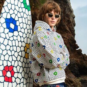 Madhappy × Vilebrequin Mosiac Moorea Long Sleeve Hoodie, Medium, NWT, Unisex